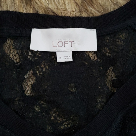 Ann Taylor Loft lace shirt - Picture 4 of 8